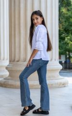Ie fete - model brodat Cătălina - imagine 9