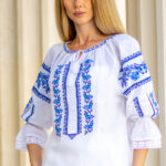 Ia Dora broderie albastră