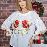 Ia Elvira broderie roșie