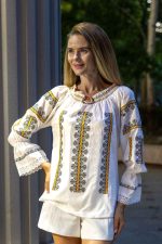 Ia Maria broderie galbenă