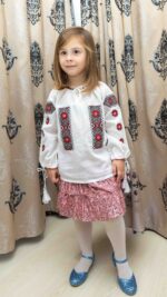Ie pentru fete cu motive tradiționale Mihaela - imagine 3
