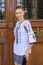 Ia Amelia broderie neagră - imagine 5