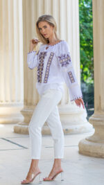 Ia Cristina broderie maro - imagine 5