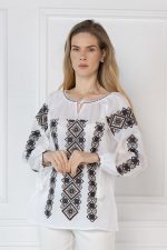 Ia Milena broderie maro - imagine 3