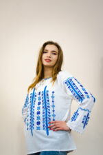 Ia Amelia broderie albastră