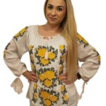 Ia Beatrice broderie galbenă