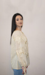 Ia Cleopatra broderie crem super PROMO - imagine 3