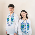 Set cuplu Cosmin și Cosmina albastru