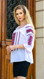 Ia Ligia broderie roșie - imagine 5