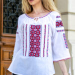 Ia Ligia broderie roșie