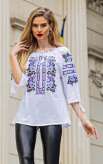 Ia Grațiela broderie lila