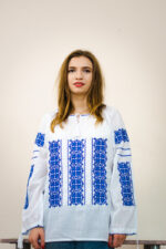 Ia Petra broderie albastră - imagine 2