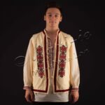 Vestă de bărbați cu motive tradiționale Radu al II-lea