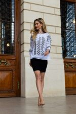Ia Selena broderie galbenă cu negru - imagine 2
