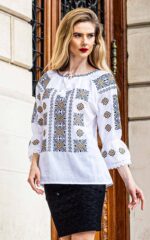 Ia Selena broderie roșie - imagine 5