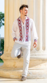 Ia Octavian broderie roșie - imagine 3