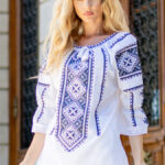 Ia Romina broderie gri