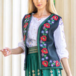 Vesta de femei cu motive tradiționale Rosana
