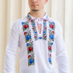 Ia de bărbați cu motive tradiționale florale Eugen