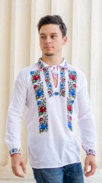 Ia de bărbați cu motive tradiționale florale Eugen