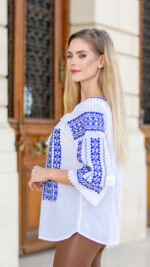 Ia Ileana broderie albastră - imagine 4