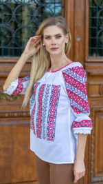 Ia Ada broderie roșie - imagine 4