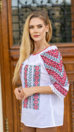 Ia Ada broderie roșie - imagine 5