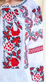 Ia Raluca broderie roșie - imagine 4