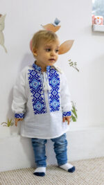 Ia Adam broderie albastră