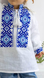 Ia Adam broderie albastră - imagine 3