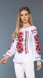 Ia Iza broderie roșie