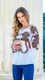 Ia Oxana broderie roșie - imagine 2