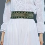 Brâu verde Maria - motiv creasta munților