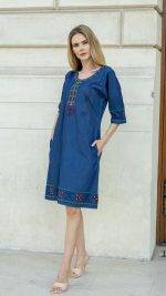 Rochie denim Alexandrina - imagine 3