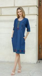 Rochie denim Alexandrina - imagine 2