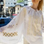 Maramă cu motive tradiționale Sienna