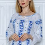 Ia Aria broderie albastră