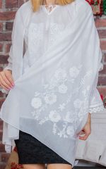 Maramă Cleopatra albă - imagine 6