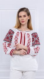 Ia Adina broderie roșie