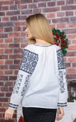 Ia Adina broderie gri - imagine 4