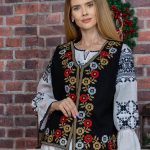 Vestă de damă cu motive tradiționale Zenaida