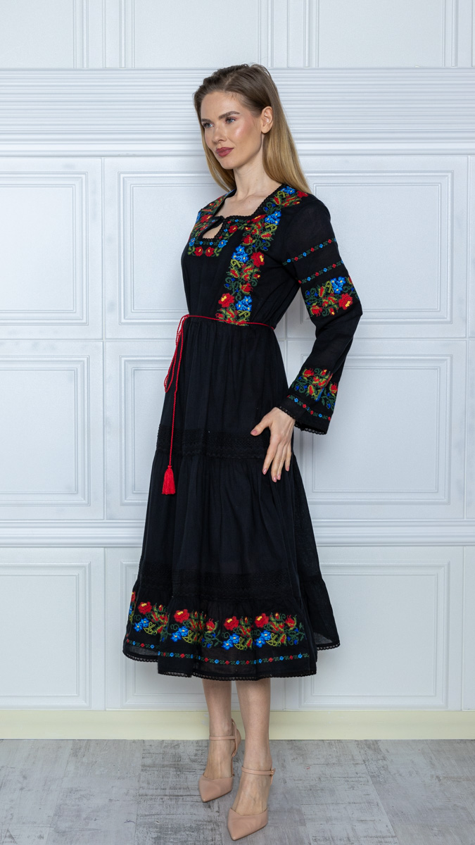 Ella neagra15 Rochie neagră Ella - imagine 6