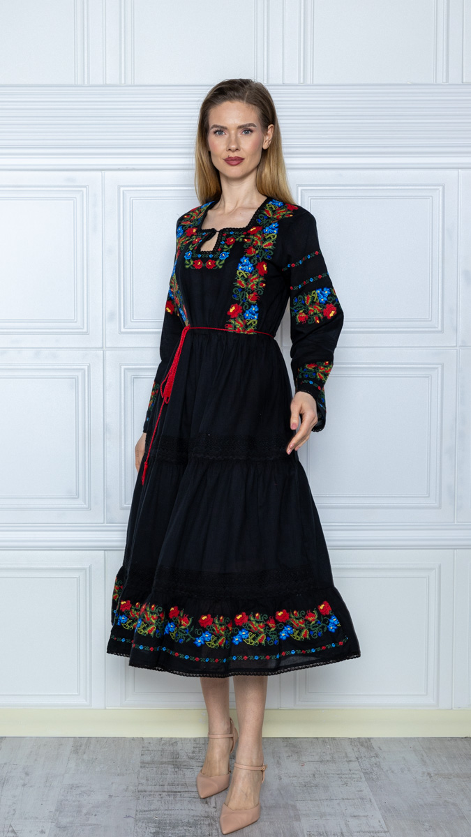 Ella neagra2 Rochie neagră Ella - imagine 4