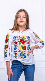 Ie tradițională brodată - Model Viviana - imagine 4