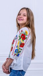 Ie tradițională brodată - Model Viviana - imagine 6
