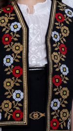 Set pentru fetițe - Model brodat Zenaida - imagine 6