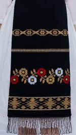 Set pentru fetițe - Model brodat Zenaida - imagine 5