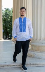 Ia Daniel cu broderie albastră - imagine 2