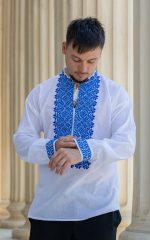 Ia Daniel cu broderie albastră - imagine 3