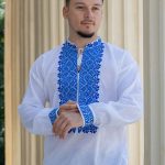 Ia Daniel cu broderie albastră